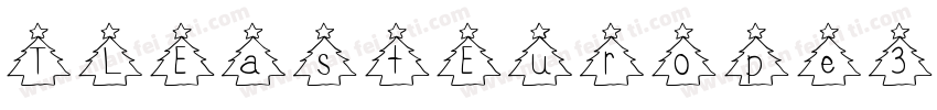 TLEastEurope3 Regular字体转换